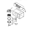 Whirlpool MG3090XAQ0 turn table and grille diagram