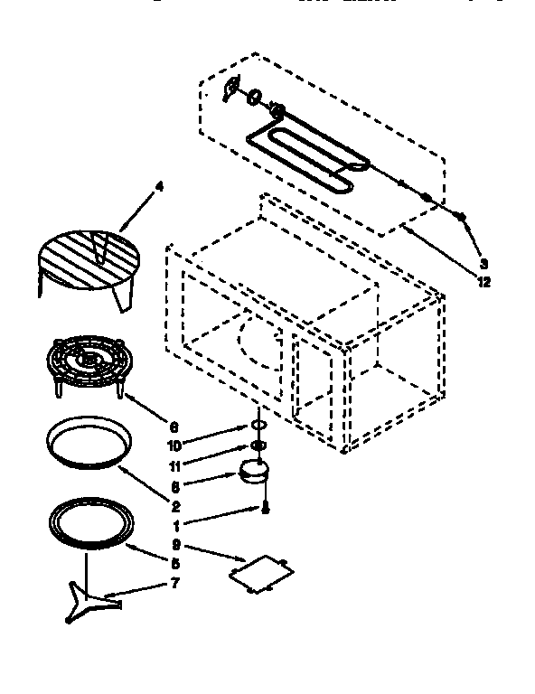 Turn table and grille