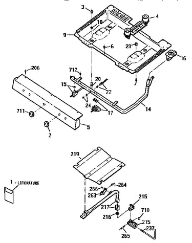 Burner section