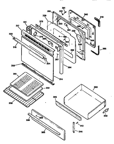 Door and drawer