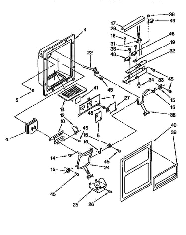 Dispenser front