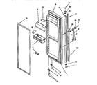 Kenmore 1069557923 refrigerator door diagram