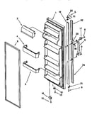 Refrigerator door