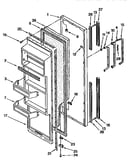 Refrigerator door