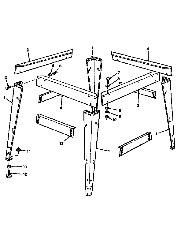 Leg set
