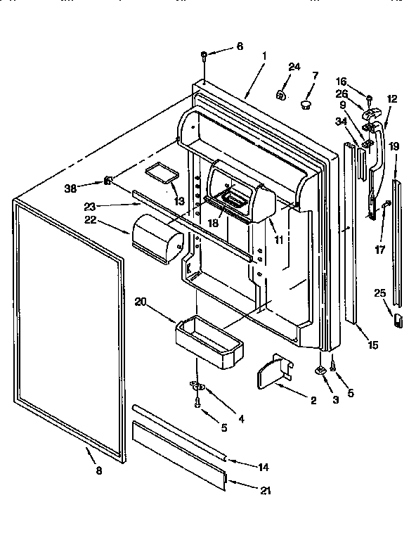 REFRIGERATOR DOOR