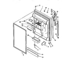 Kenmore 1069659712 refrigerator door diagram
