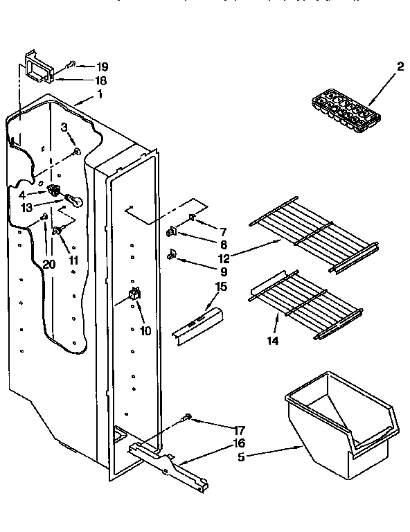 Freezer liner
