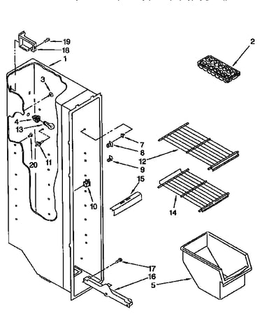 Freezer liner