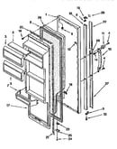 Refrigerator door