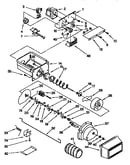 Motor and ice container