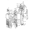 Hoover F5047 handle and tank diagram
