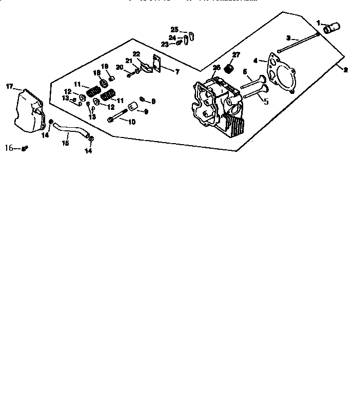 Cylinderhead,valve&breather71/501