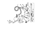 Kenmore 1162501290 hose and attachment diagram
