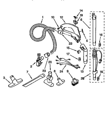 Hose and attachment
