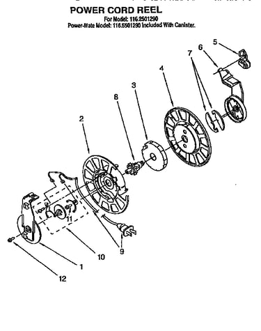 Power cord reel