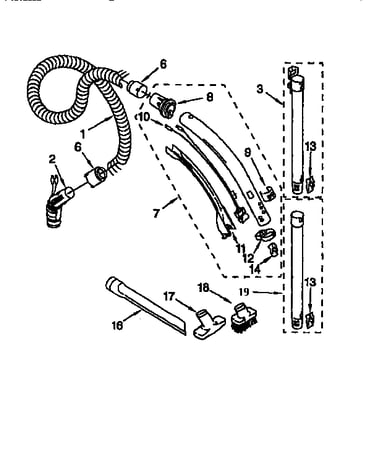Hose and attachment