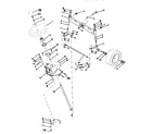 Craftsman 917250540 steering assembly diagram
