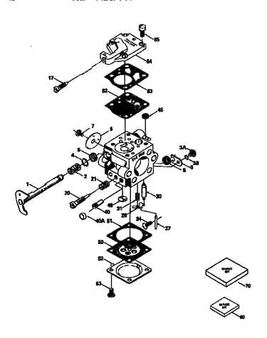 Carburetor 632942b  div71/143
