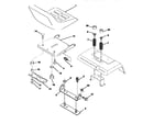 Craftsman 917251510 seat assembly diagram