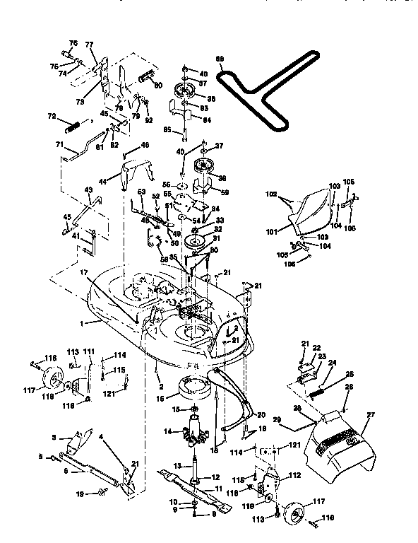 MOWER DECK