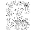 Craftsman 917251520 chassis and encloures diagram