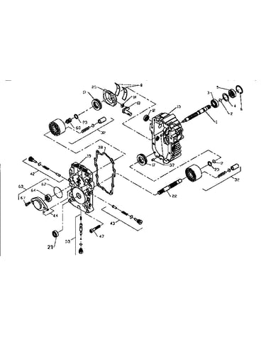 Hydro gear pump - bu-10l-118