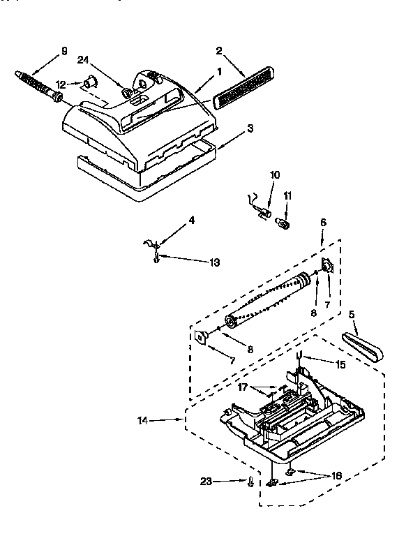 Nozzle and motor