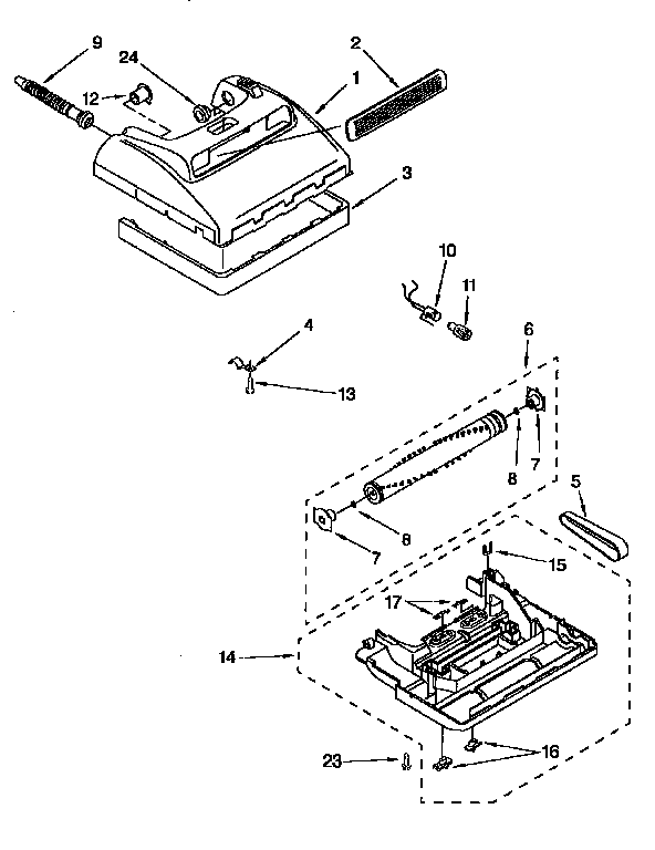 Nozzle and motor