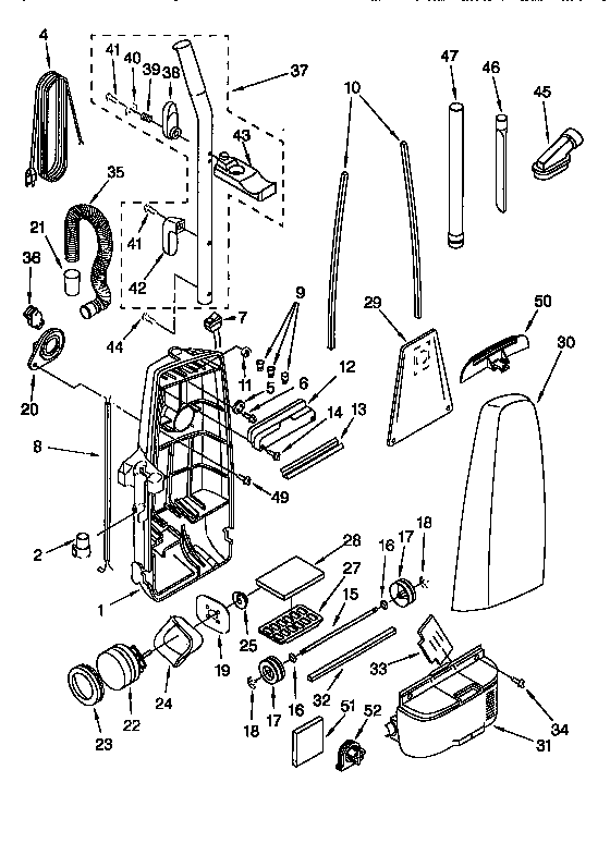 Dust compartment