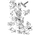 Craftsman 917256541 mower deck diagram