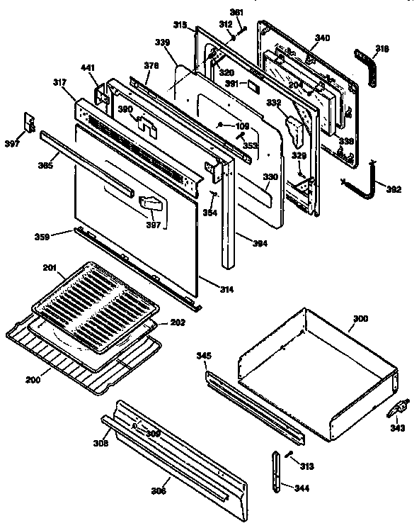 DOOR AND DRAWER