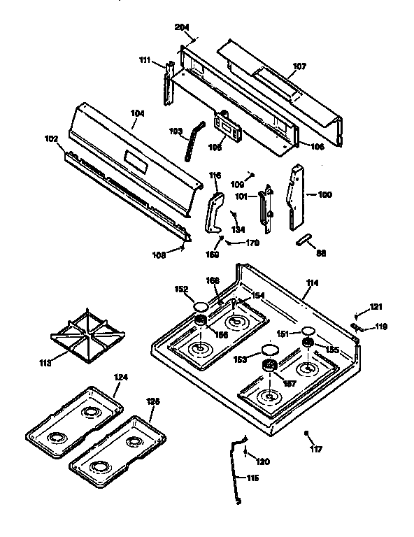 CONTROL PANEL AND COOKTOP