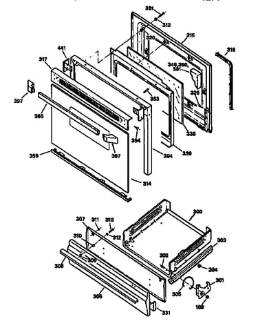 Door and drawer