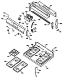 Control panel and cooktop