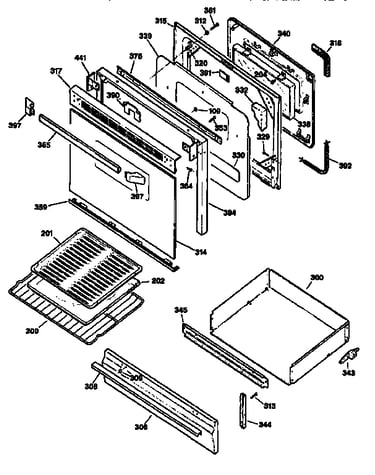 Door and drawer