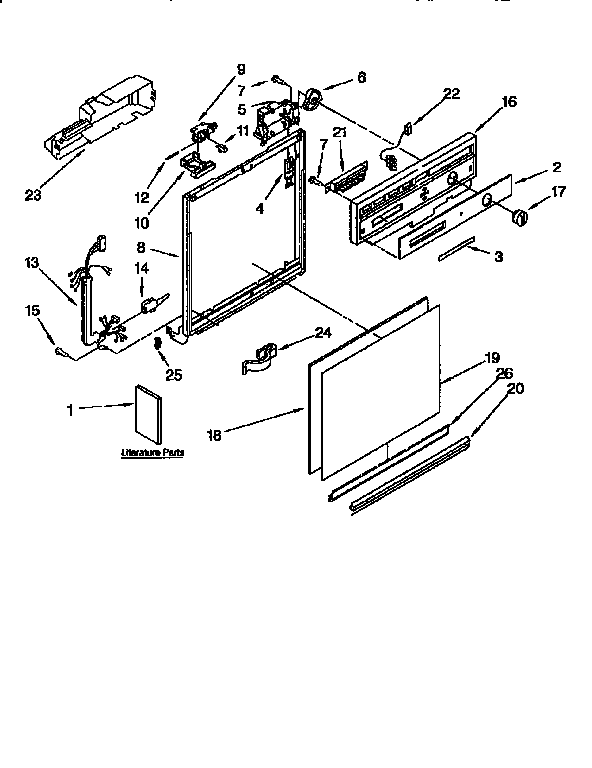 Frame and console