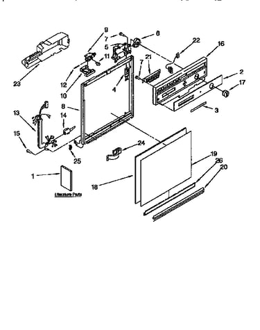 Frame and console