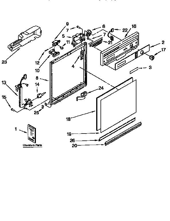 Frame and console