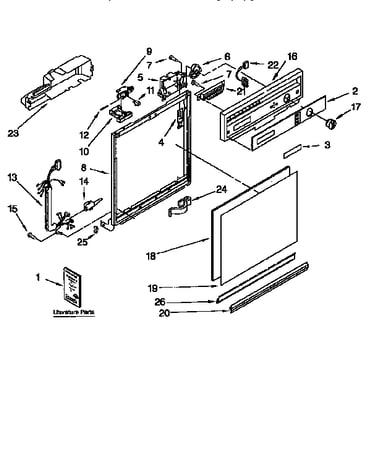 Frame and console