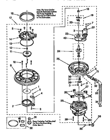 Pump and motor