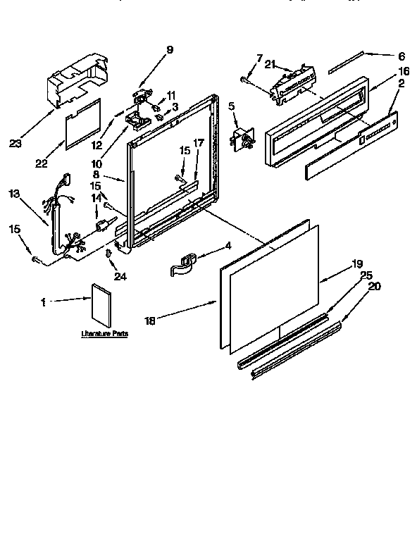 Frame and console