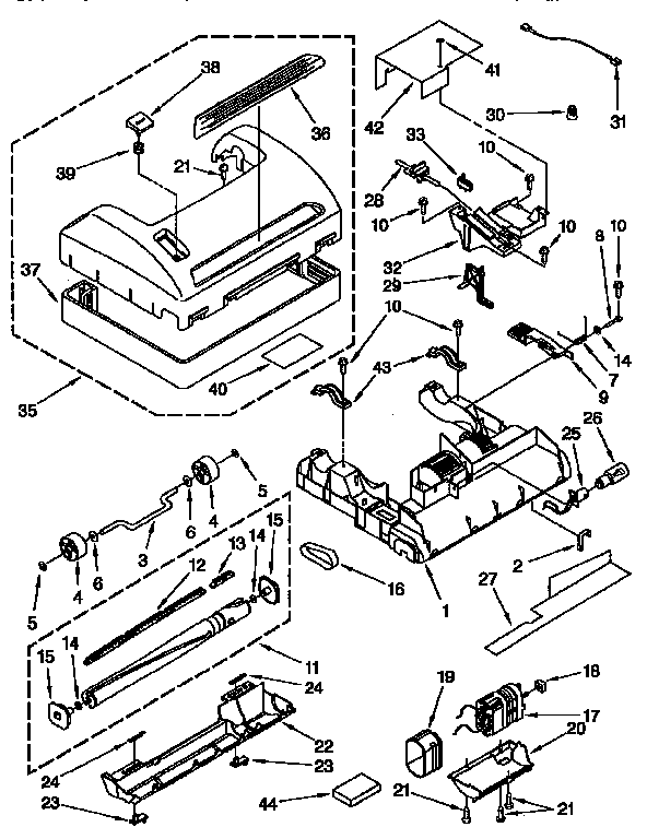 Nozzle and motor