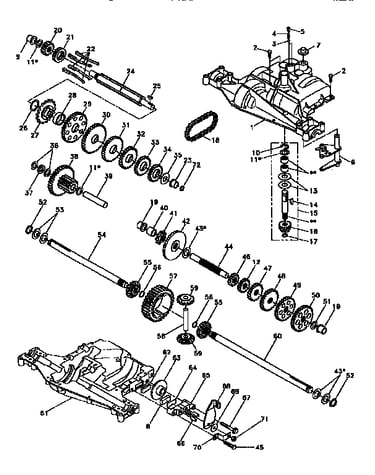 Dana transaxle 4360-97 (71/917)