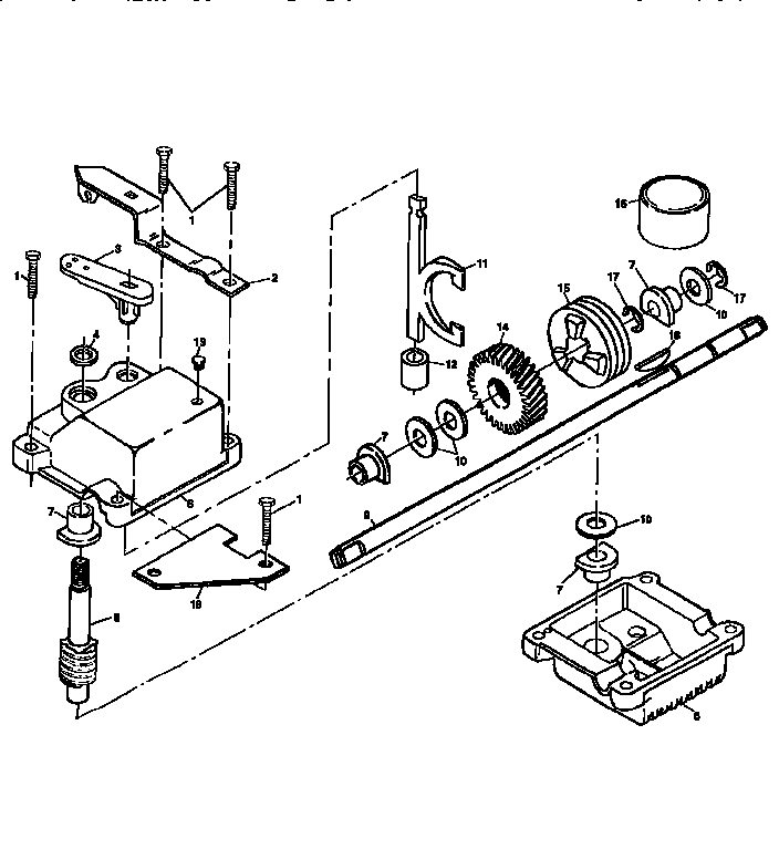 Gear case assembly