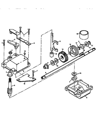 Gear case assembly