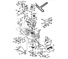 Craftsman 917256570 mower deck diagram