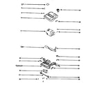 Eureka 9207AT nozzle and motor assembly diagram