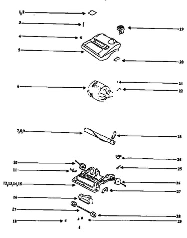 Nozzle and motor assembly