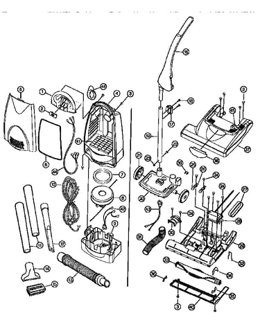 Plus upright vacuum